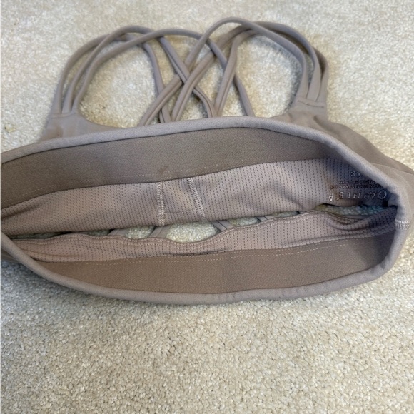 Athleta Train Free Sports Bra Grey/Taupe Size XS - Picture 4 of 6